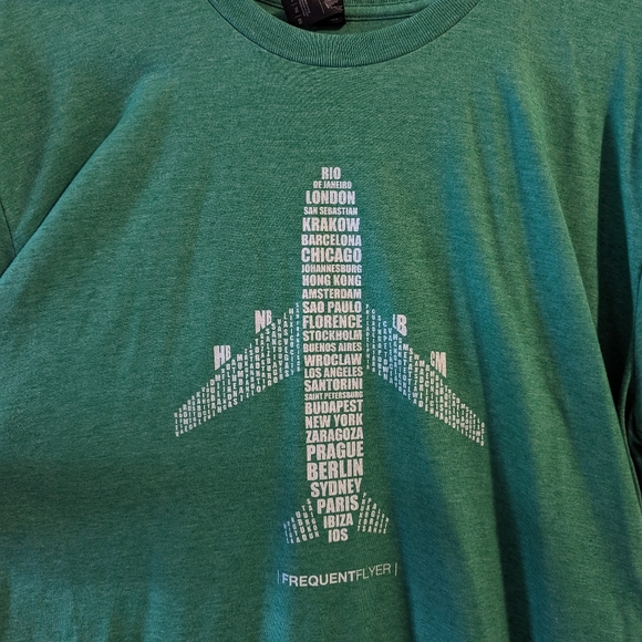 Unisex aviation and travel graphic t size xl - Picture 1 of 2